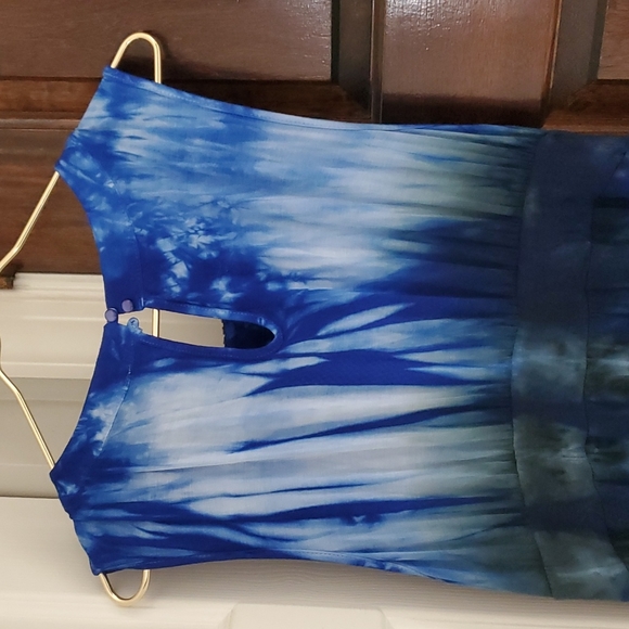 CruiseWear and Company blue tie dye dress - Picture 9 of 10